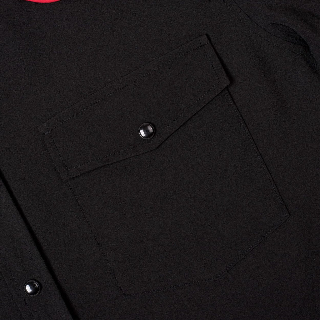 RSVLTS The Ultimate Weapon Roper Short Sleeve Shirt in Black — detail 7