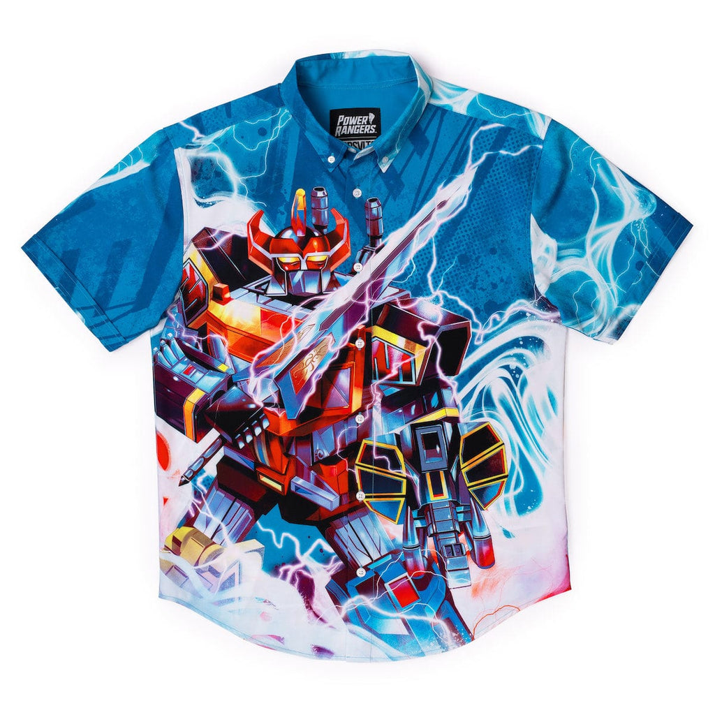 RSVLTS Megazord KUNUFLEX Short Sleeve Shirt in Multicolor — front view
