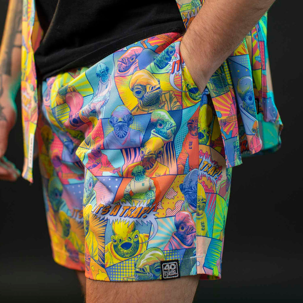 RSVLTS IT’S A TRAP! Hybrid Shorts — detail 8