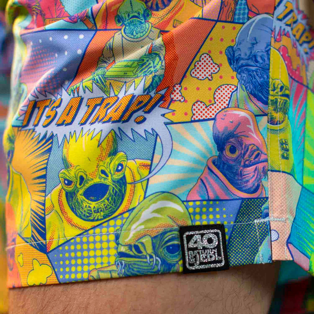 RSVLTS IT’S A TRAP! Hybrid Shorts — detail 6