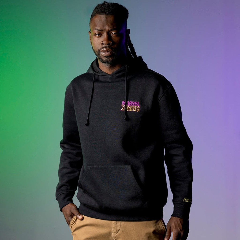 RSVLTS Adamantium Rising Classic Hoodie in Black — detail 5