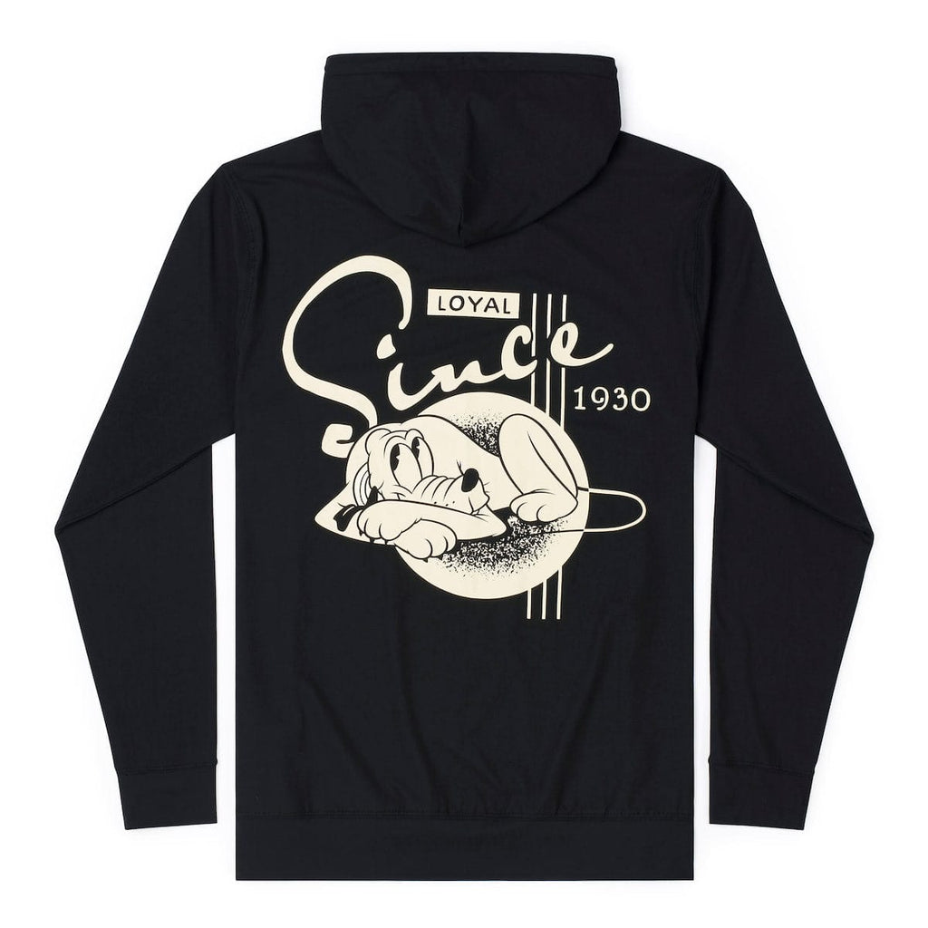 RSVLTS Loyal Since 1930 Performance Hoodie in Black — front view