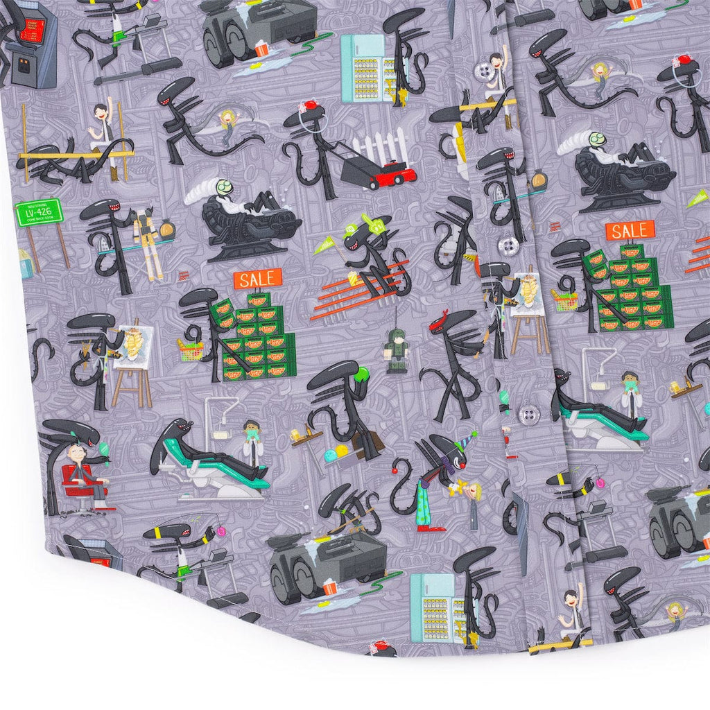 RSVLTS Xenolife KUNUFLEX Short Sleeve Shirt in Multicolor — detail 10
