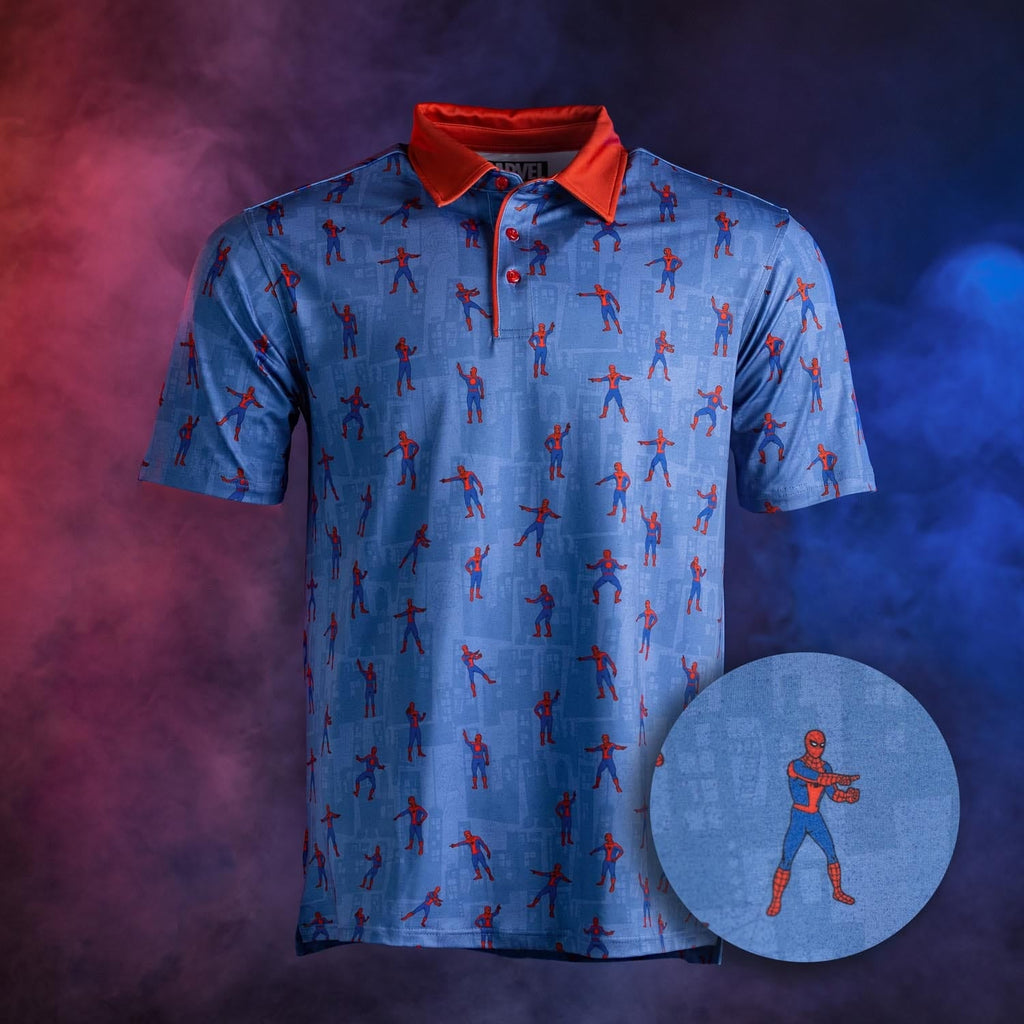 RSVLTS The Meme All-Day Polo in Blue — detail 2