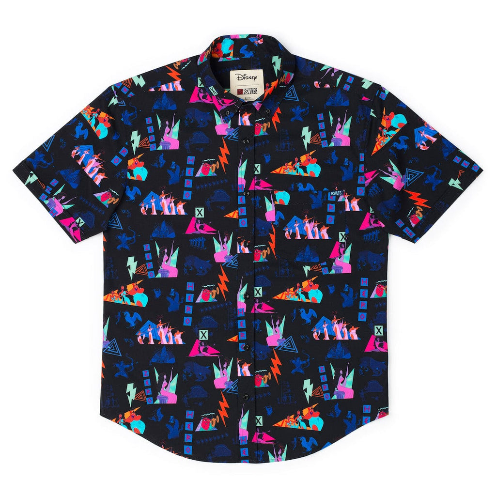 RSVLTS Zero to Hero KUNUFLEX Short Sleeve Shirt in Blue — detail 8