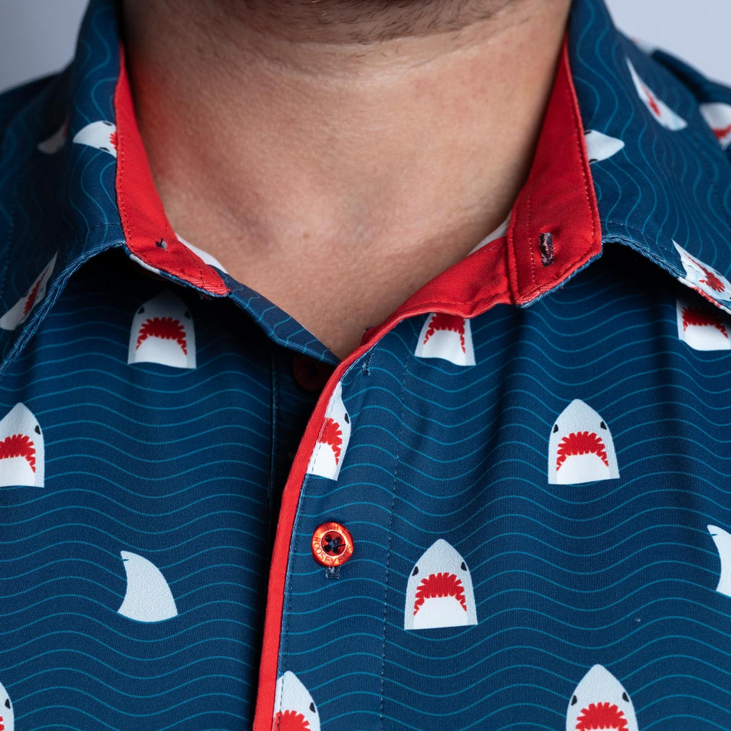 RSVLTS Chomp All-Day Polo in Blue — detail 4
