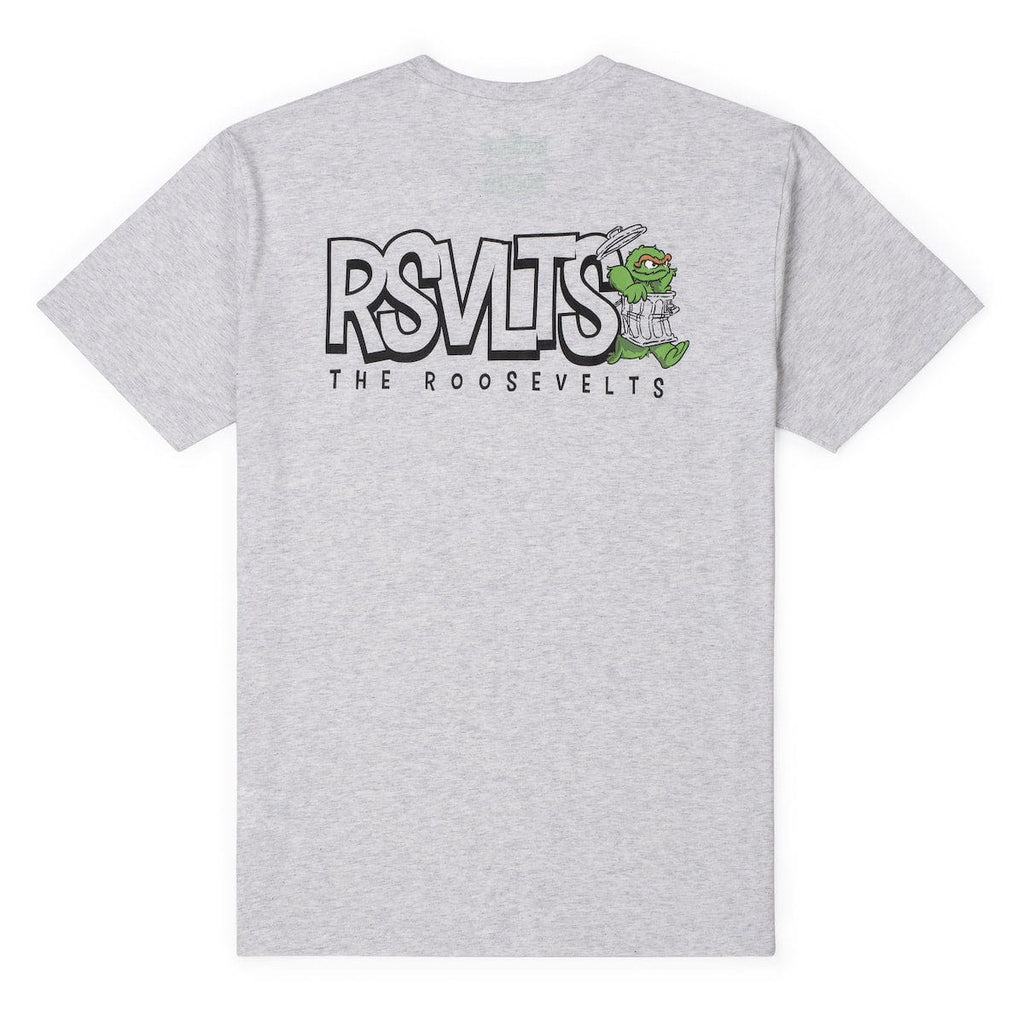 RSVLTS Scram! Crewneck Tee in Gray — detail 6