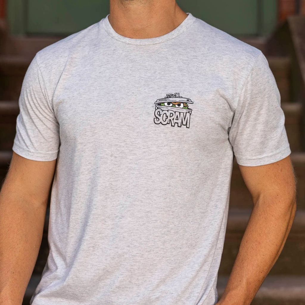 RSVLTS Scram! Crewneck Tee in Gray — detail 5