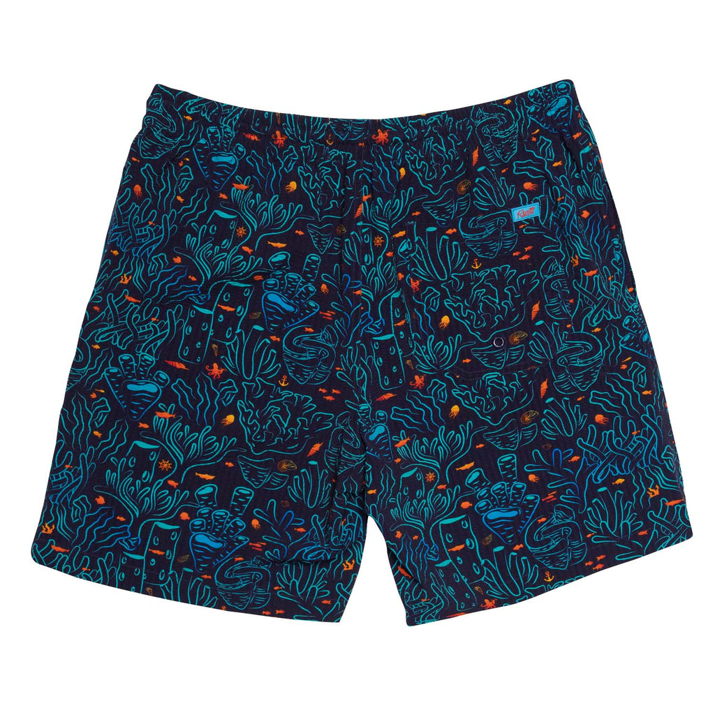 RSVLTS Coral Hybrid Shorts in Blue — detail 5