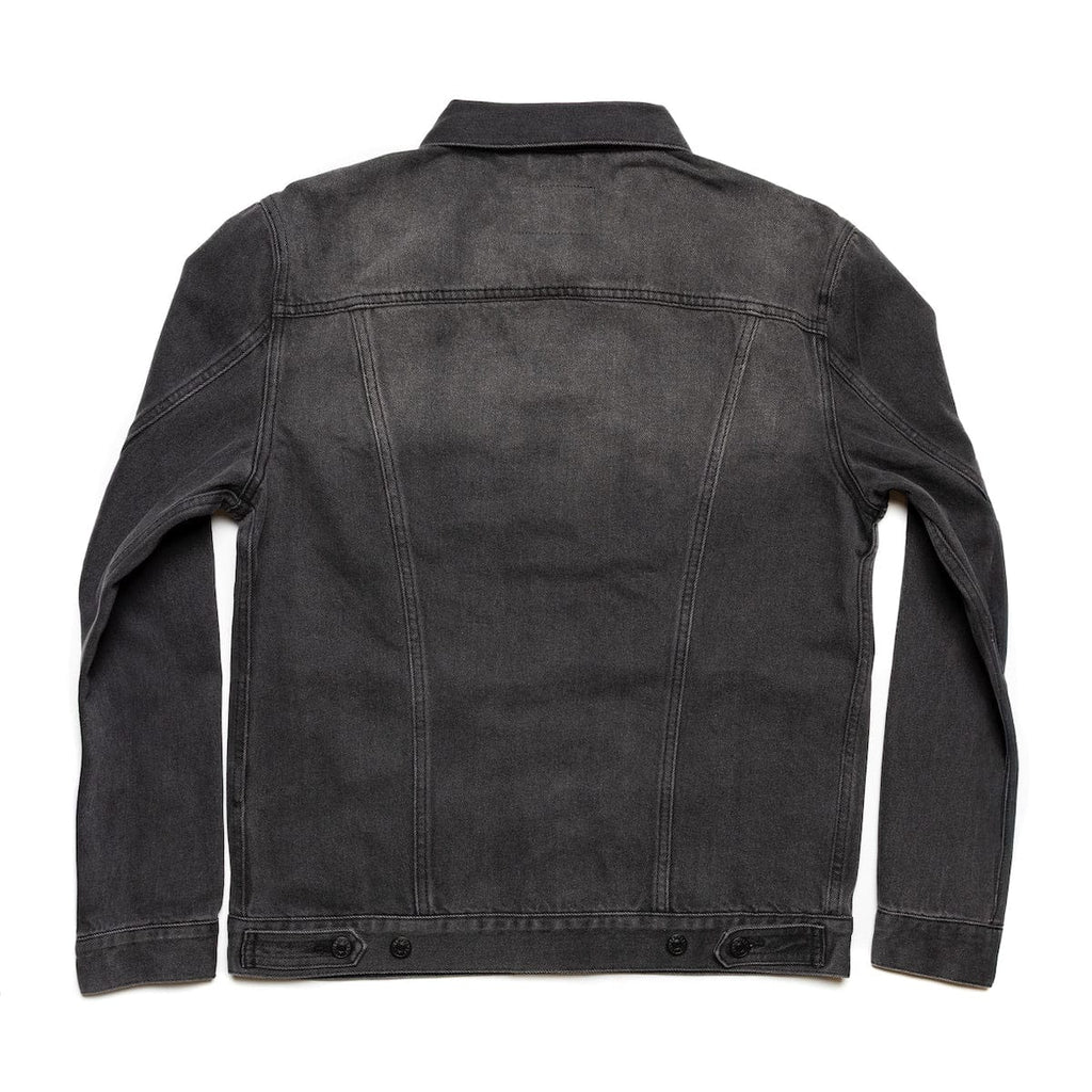 RSVLTS Denim Dan (Vintage Black) Classic Denim Jacket in Black — detail 10