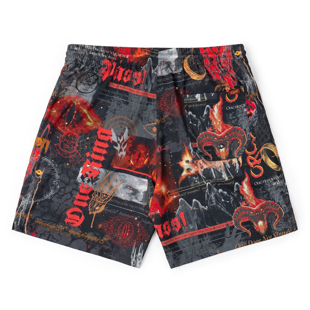 RSVLTS Forces of Mordor Hybrid Shorts in Black — detail 6