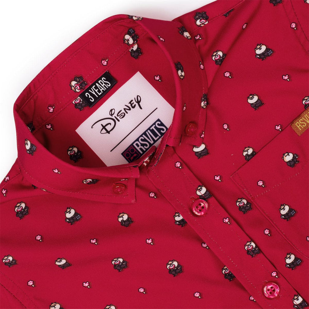RSVLTS Lil Lemmings Preschool KUNUFLEX Short Sleeve Shirt in Red — detail 4