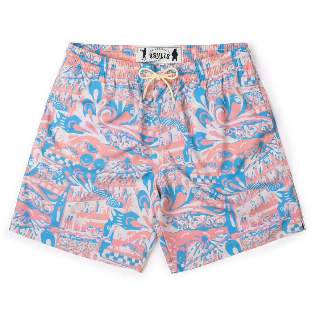 RSVLTS Positano Hybrid Shorts in Blue — detail 2
