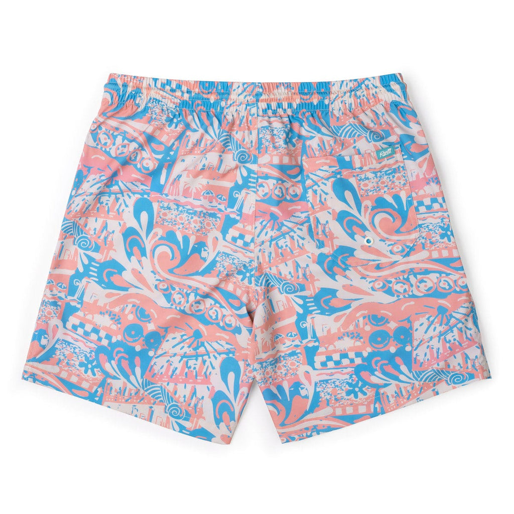 RSVLTS Positano Hybrid Shorts in Blue — detail 3