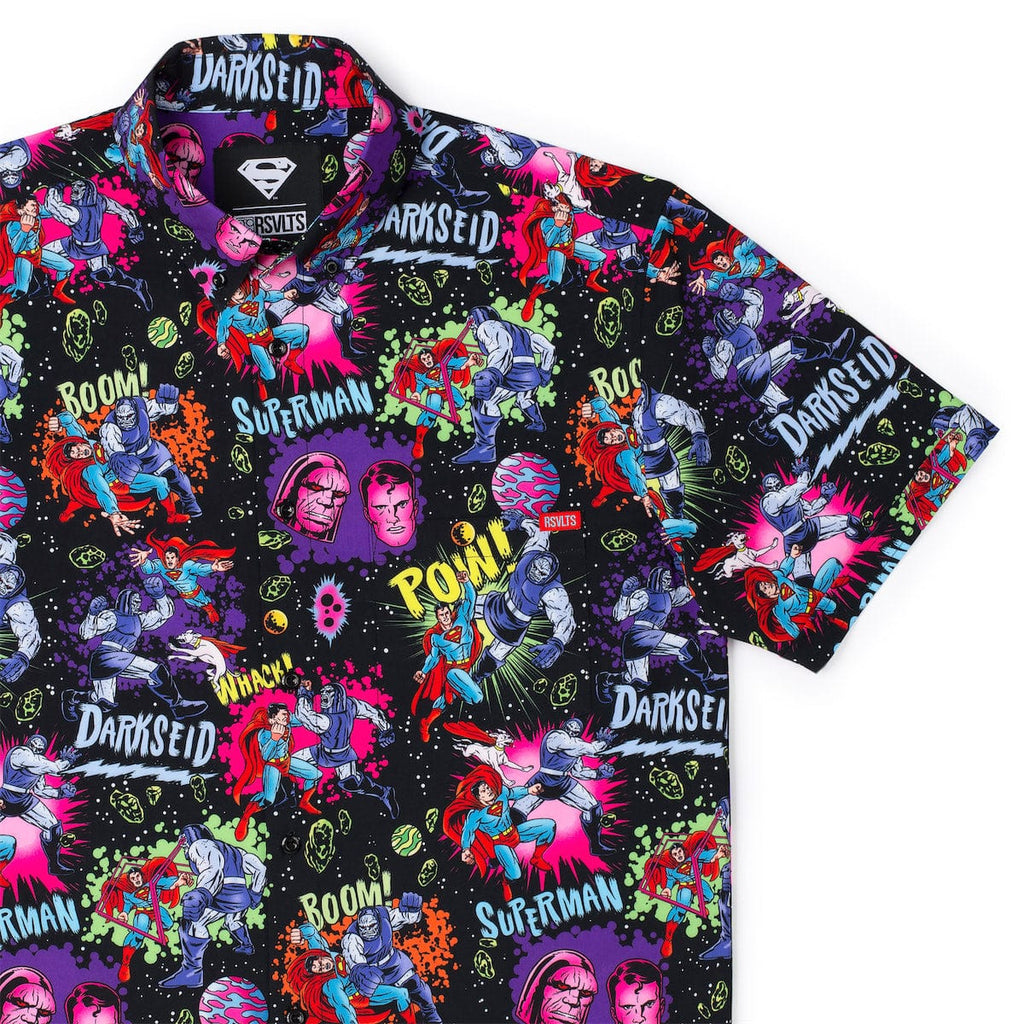 RSVLTS Darkseid of the BOOM! KUNUFLEX Short Sleeve Shirt — front view