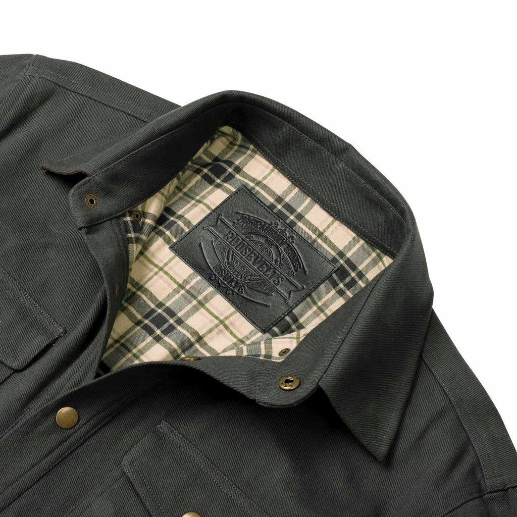 RSVLTS Gray Heavy-Duty Shirt Jacket in Gray — detail 4