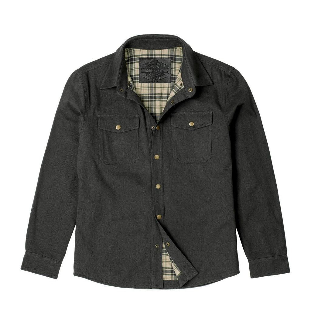 RSVLTS Gray Heavy-Duty Shirt Jacket in Gray — detail 12