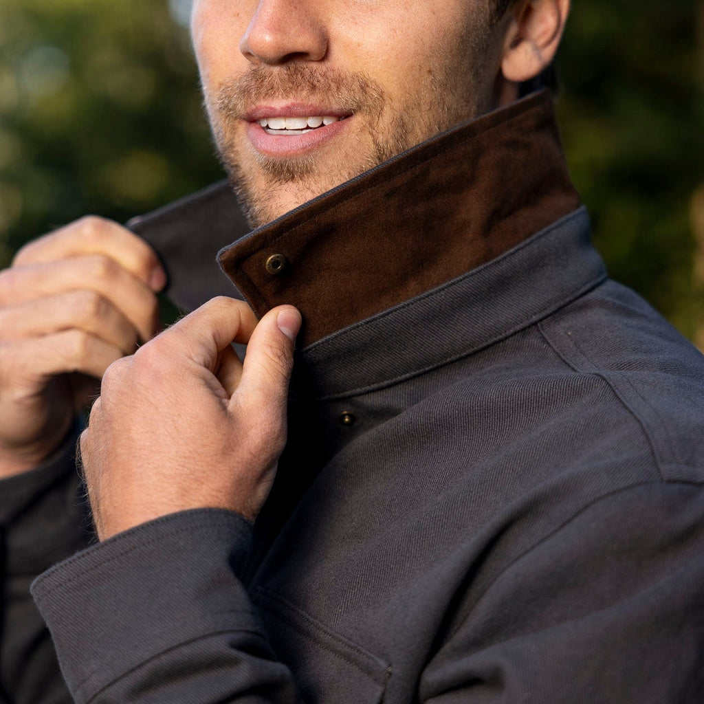 RSVLTS Gray Heavy-Duty Shirt Jacket in Gray — detail 5