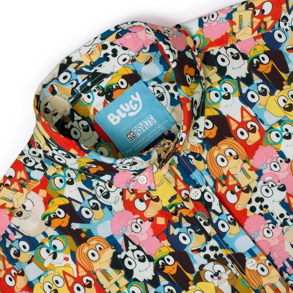 RSVLTS Primary Pals KUNUFLEX Short Sleeve Shirt in Multicolor — detail 8