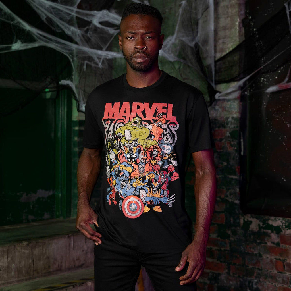 RSVLTS Ravenous Rampage Crewneck Tee in Black — detail 3