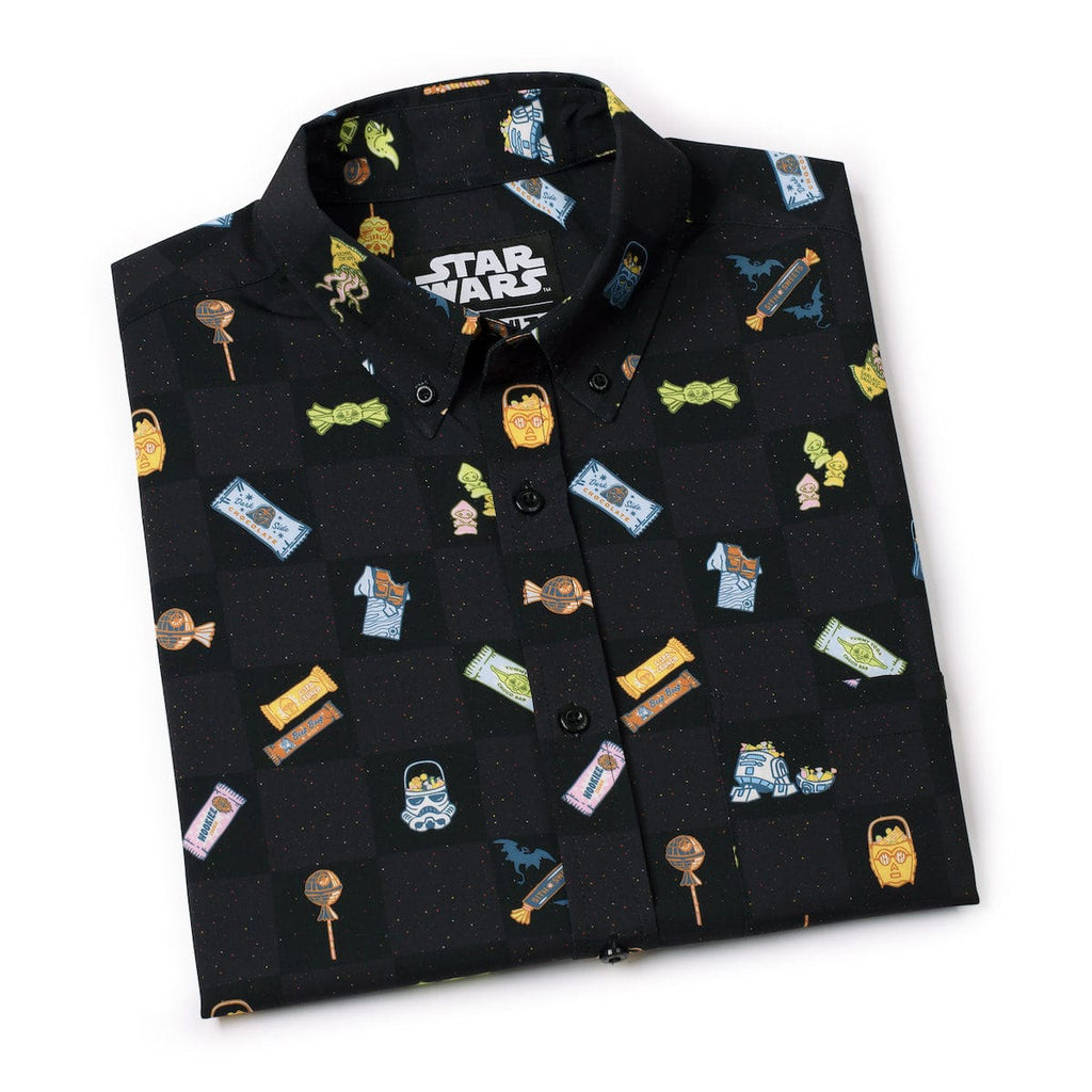 RSVLTS It's a Treat! KUNUFLEX Short Sleeve Shirt in Black — detail 11