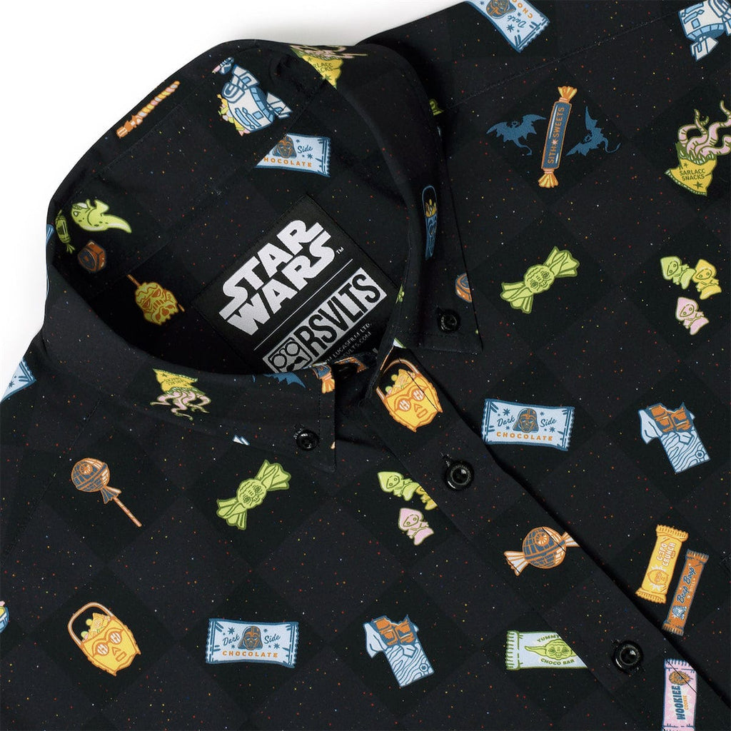 RSVLTS It's a Treat! KUNUFLEX Short Sleeve Shirt in Black — detail 10