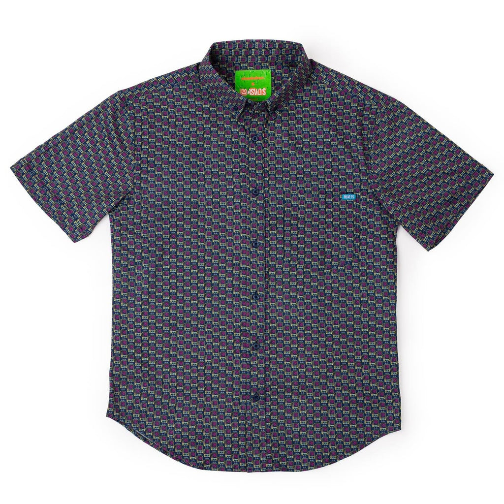 RSVLTS Lil Sponges KUNUFLEX Short Sleeve Shirt in Black — detail 2