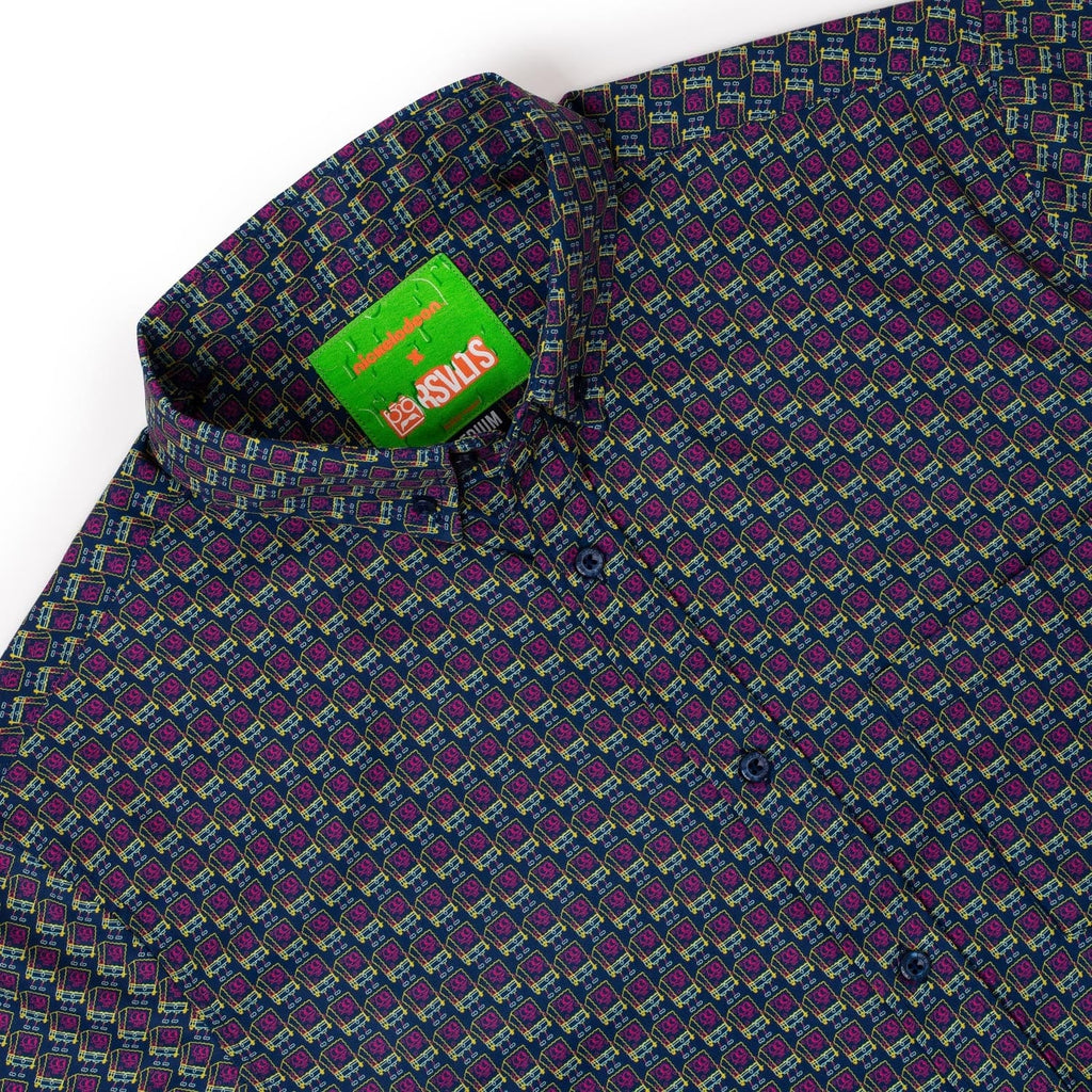 RSVLTS Lil Sponges KUNUFLEX Short Sleeve Shirt in Black — detail 5