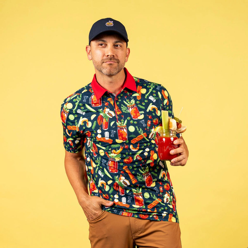 RSVLTS Bloody Awesome All-Day Polo in Multicolor — detail 7