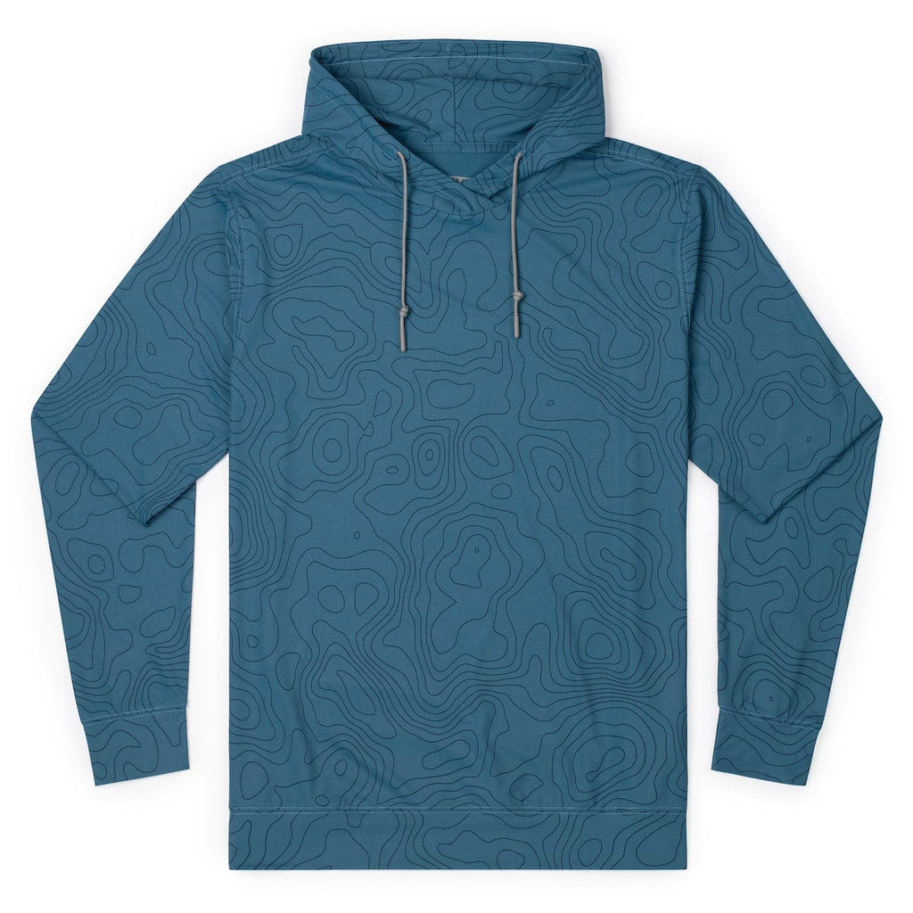 RSVLTS Topo (Inverted) Performance Hoodie — front view