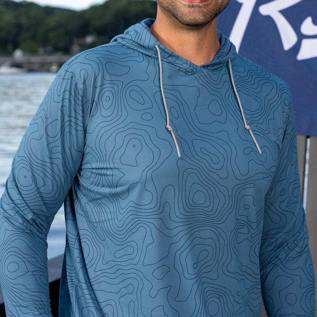 RSVLTS Topo (Inverted) Performance Hoodie — detail 4