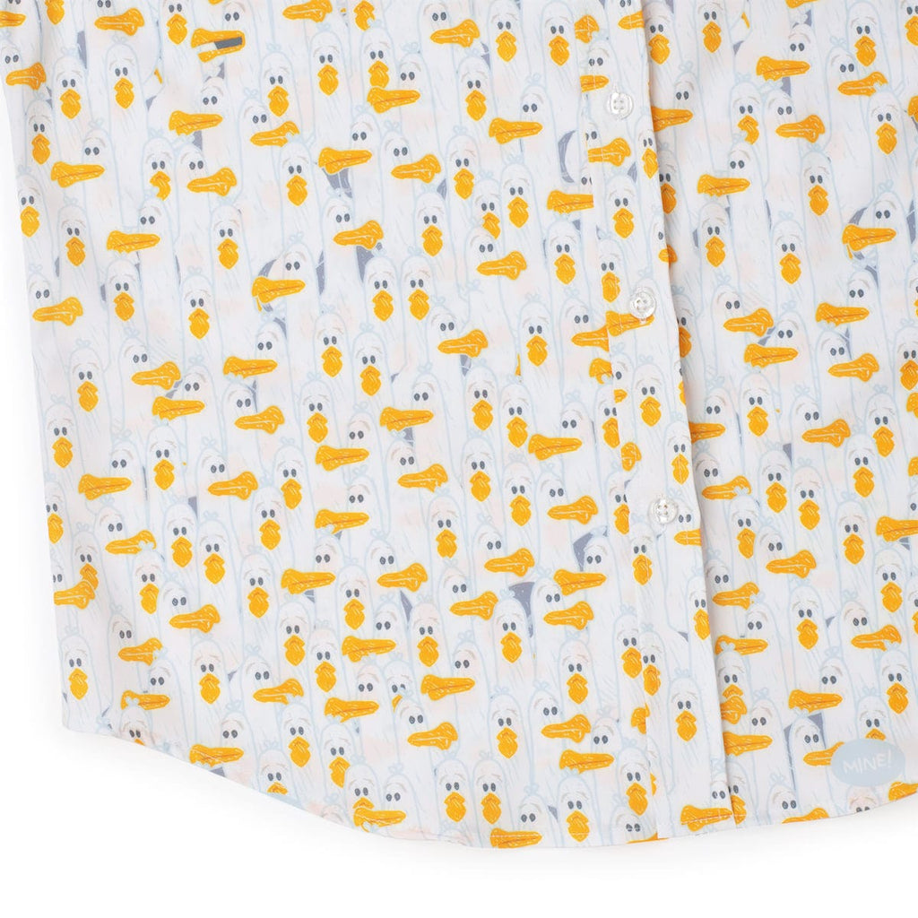RSVLTS MINE! KUNUFLEX Short Sleeve Shirt in White — detail 13