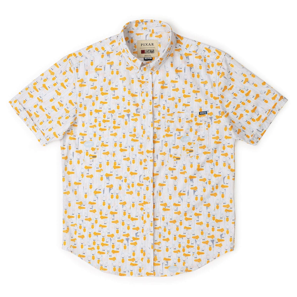 RSVLTS MINE! KUNUFLEX Short Sleeve Shirt in White — detail 7