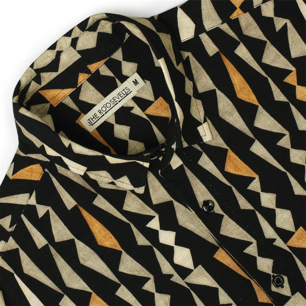 RSVLTS The Delano Bamboo Short Sleeve Shirt in Multicolor — detail 8