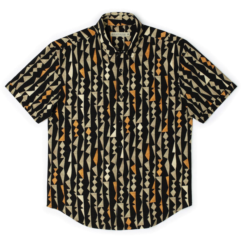 RSVLTS The Delano Bamboo Short Sleeve Shirt in Multicolor — detail 6