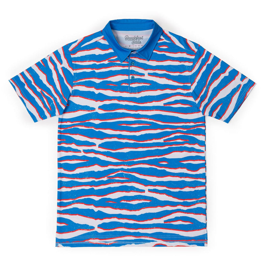 RSVLTS Wild America All-Day Polo in Blue — detail 3