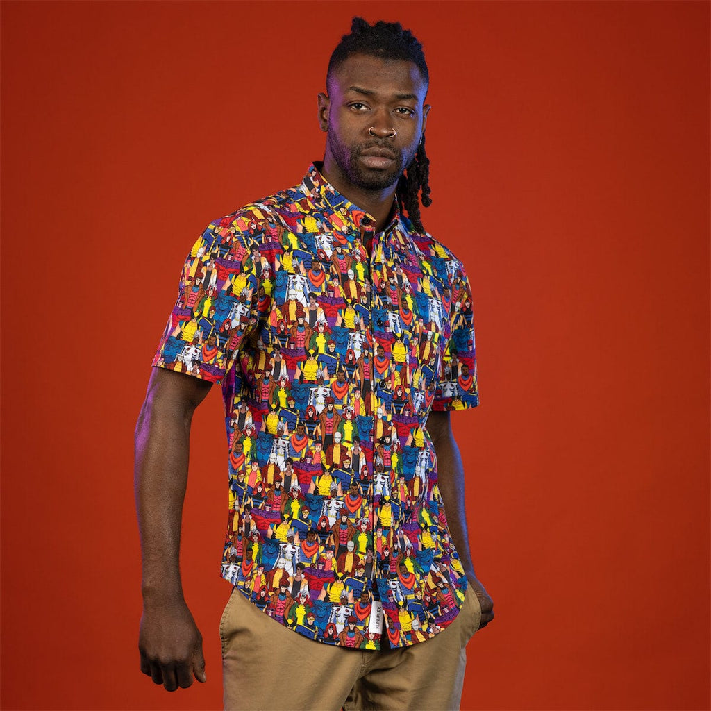 RSVLTS Class of '97 KUNUFLEX Short Sleeve Shirt in Multicolor — detail 5