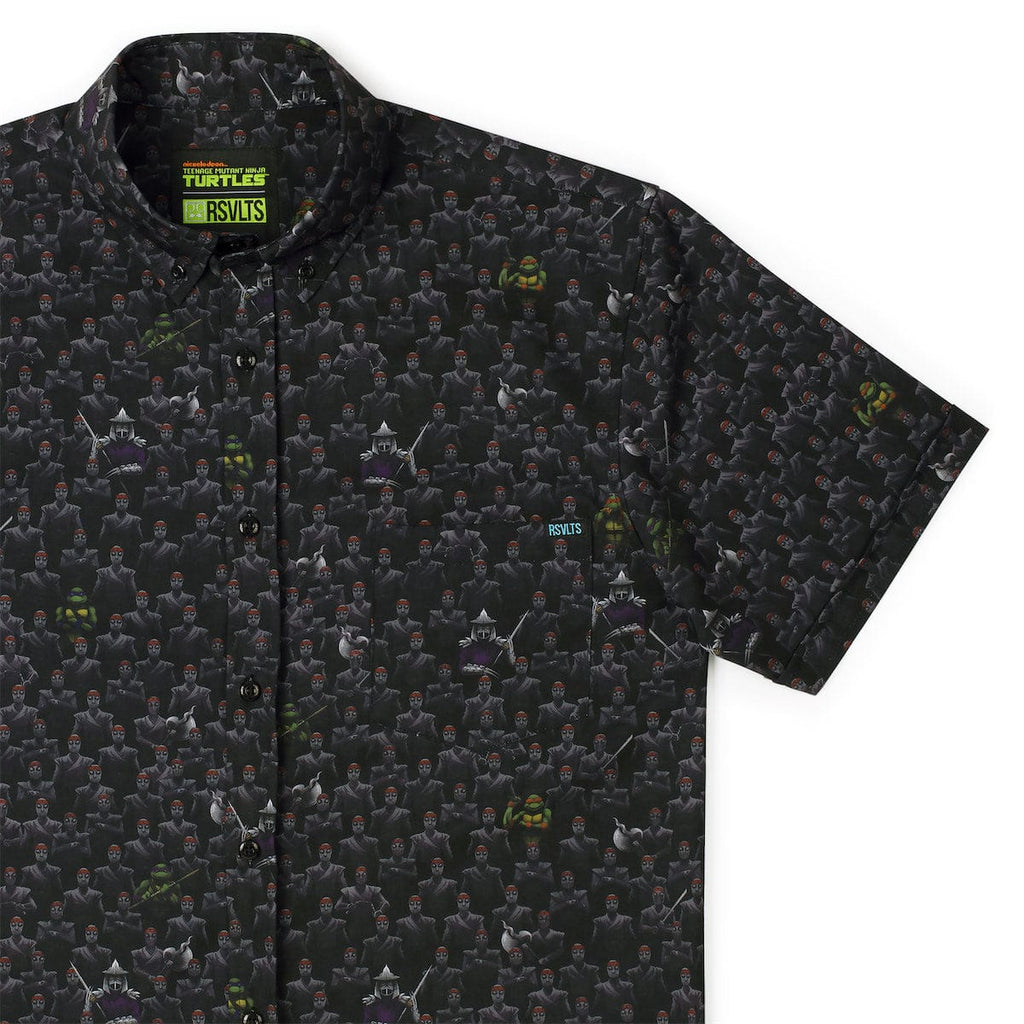 RSVLTS Fear the Foot KUNUFLEX Short Sleeve Shirt in Black — front view
