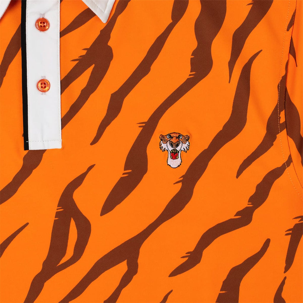 RSVLTS Shere Villainy All-Day Polo in Orange — detail 4