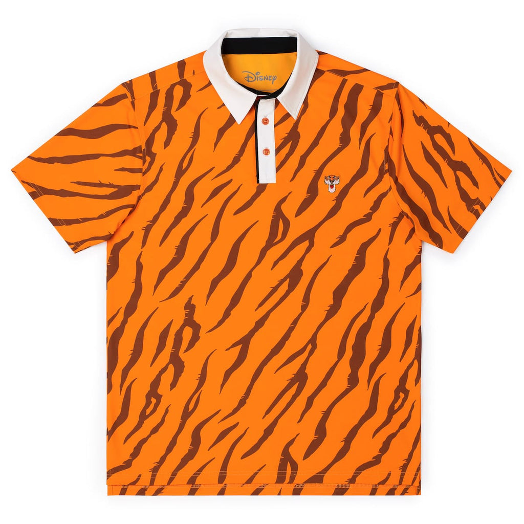RSVLTS Shere Villainy All-Day Polo in Orange — front view