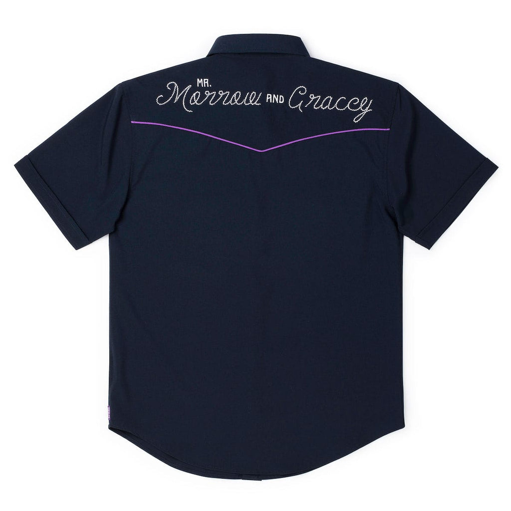 RSVLTS Morrow's Best Friend Roper Short Sleeve Shirt in Black — detail 5