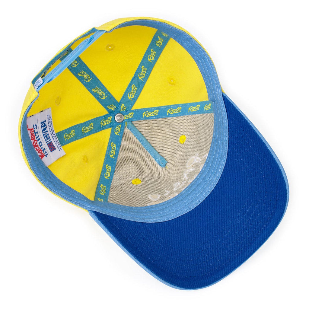 RSVLTS The Secret Weapon 5-Panel Curved Brim Hat in Blue — detail 9