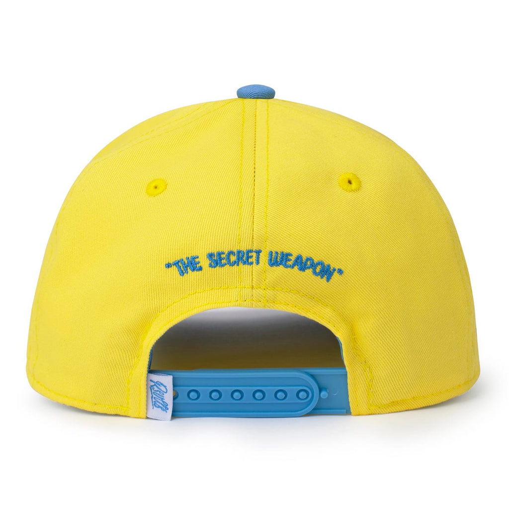 RSVLTS The Secret Weapon 5-Panel Curved Brim Hat in Blue — detail 4