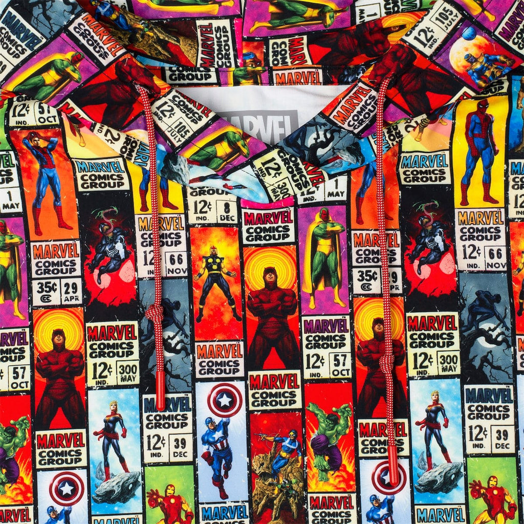 RSVLTS Corner Box Brigade Performance Hoodie in Multicolor — detail 3