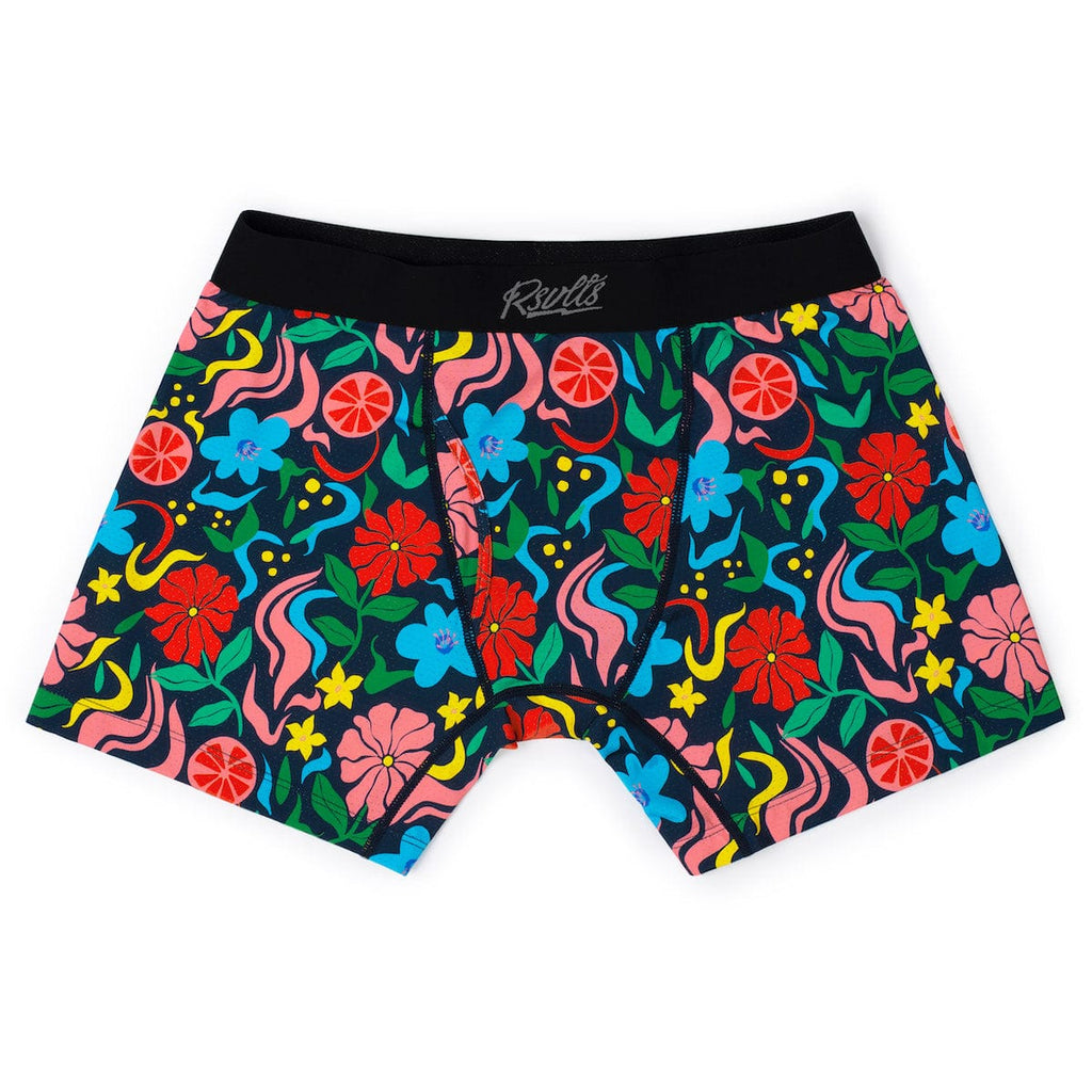 RSVLTS Groovy Garden Single-Pack Boxer Briefs in Black — detail 2