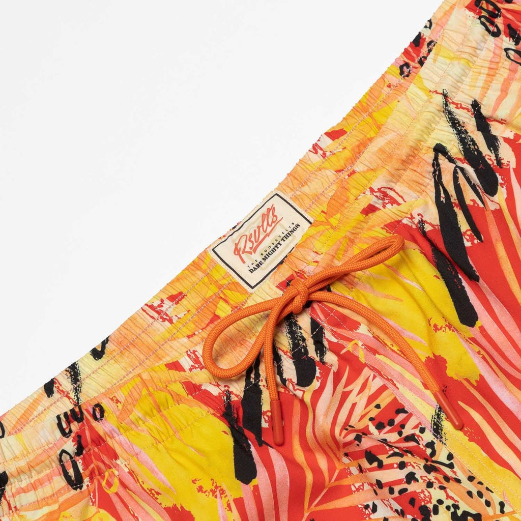RSVLTS Blood L'Orange Hybrid Shorts in Orange — detail 3