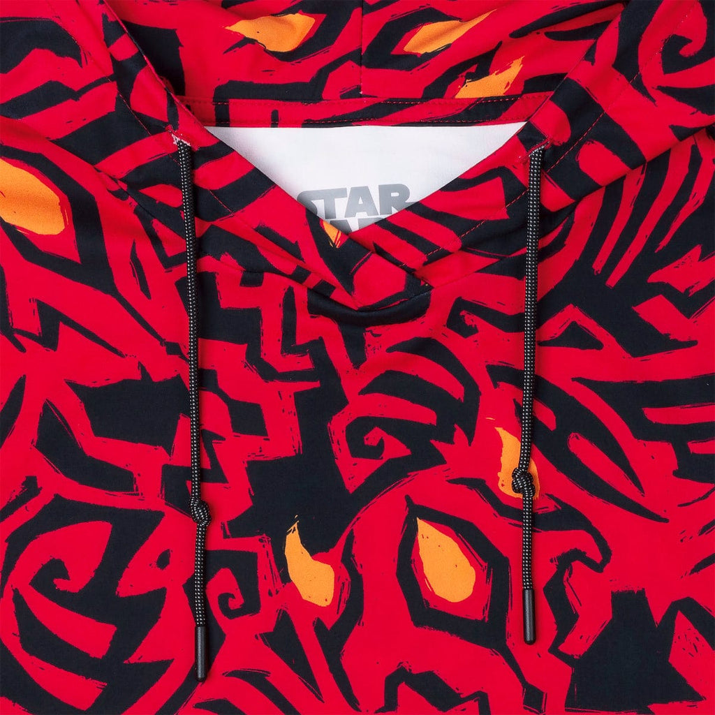RSVLTS Maul Markings Performance Hoodie in Black — detail 3