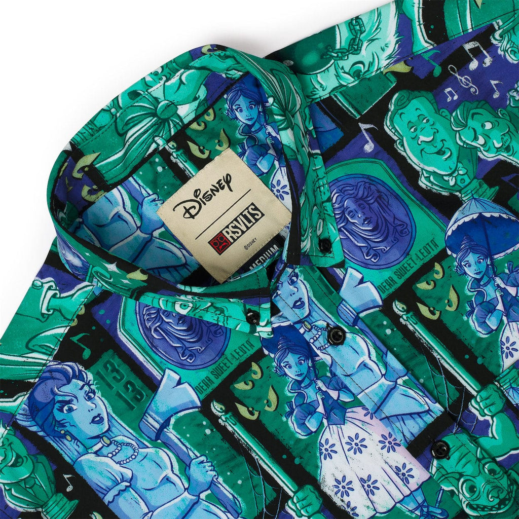 RSVLTS Haunted Houseguests KUNUFLEX Short Sleeve Shirt in Green — detail 13
