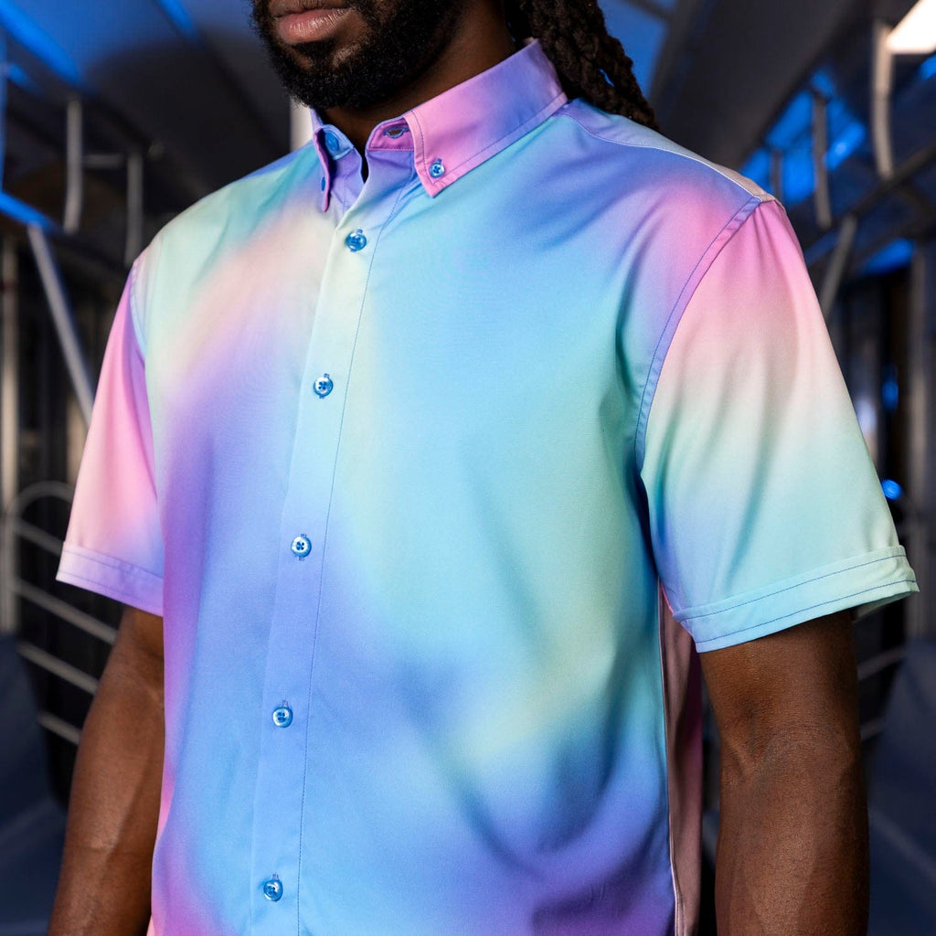 RSVLTS Sandstorm KUNUFLEX Short Sleeve Shirt in Multicolor — detail 3
