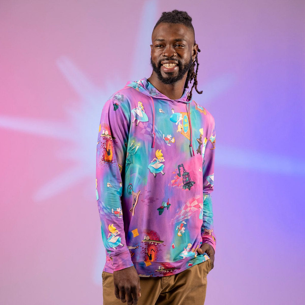 RSVLTS Down the Rabbit Hole Performance Hoodie in Pink — detail 4